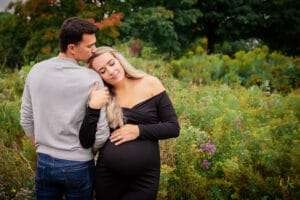 maternity photographer in rochester ny captures expectant parents
