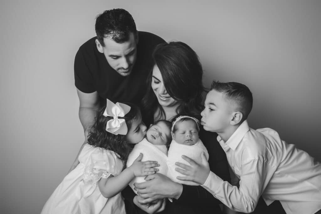 newborn photographer in rochester ny captures newborn twins