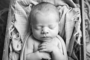 newborn photographer in rochester ny captures newborn baby boy sleeping
